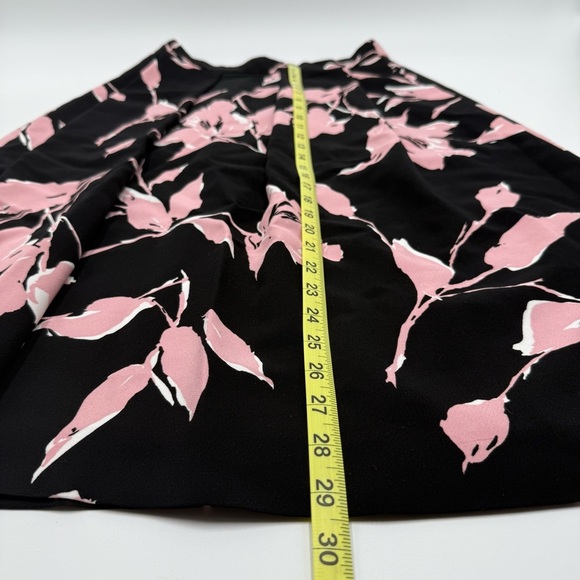 Escada Women’s Forever Romantic Floral Black Pink A Line Full Skirt 36 / 6 US - Picture 10 of 10